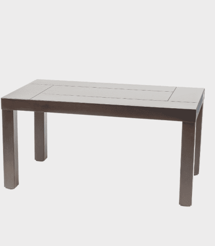 Mesa moderna en tonos grises para oficina o hogar, resistente y elegante. Perfecta para estudiar, trabajar o comer, con espacio amplio y diseño funcional. Ideal para decorar tu espacio con estilo.