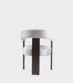 Butaca moderna en tonos gris y negro, ideal para decorar oficinas, salas de espera o hogares con estilo contemporáneo. diseñada para brindar confort y elegancia.