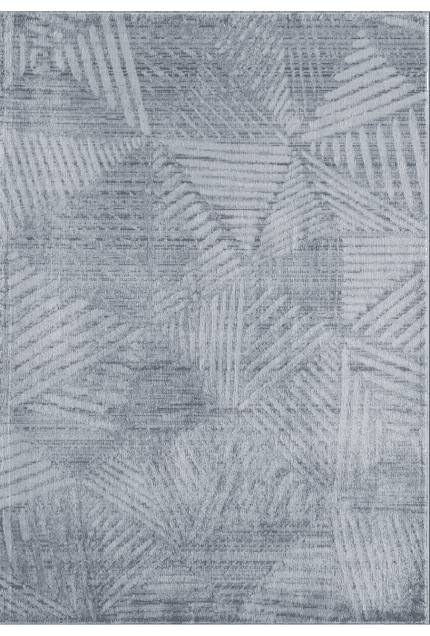 Moderno tapete gris con patrón geométrico en tonalidades suaves de gris y beige. Diseño elegante y versátil, ideal para decorar salas, oficinas o zonas de descanso con estilo contemporáneo.