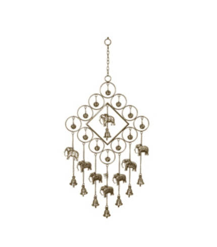 Lámpara decorativa con diseño de elefantes y círculos, ideal para decorar espacios con estilo único y original. Perfecta para centros de mesa o decoración en diferentes ambientes.