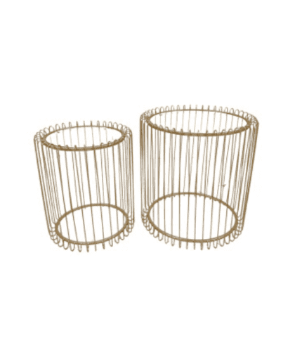 Contenedores de mimbre redondos para decoración o almacenamiento con diseños elegantes y funcionales.
