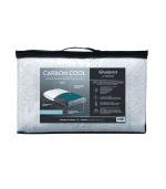 Carbon cool almohada de gel con infusión de fibras de carbón activado para un sueño fresco y relajante en tu dormitorio. Ideal para mejorar comodidad y salud en el descanso.