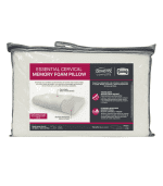 Almohada cervical Memory Foam de Zona Muebles, ideal para dormir de lado y boca arriba, con tecnología Silver Fresh Bambú para mayor higiene y bienestar.