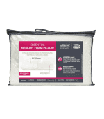 Almohada de memoria con funda de foam, ideal para dormir cómodo y relajado, con tecnología Silver Fresh y respuesta dinámica para un sueño saludable y reparador.