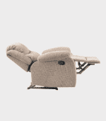 Sillon reclinable beige, muebles de salón, zona muebles, decoración moderna, sillones cómodos.